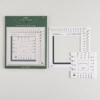 Clover Knit Gauge Trio – Swatch Ruler & Needle Gauge