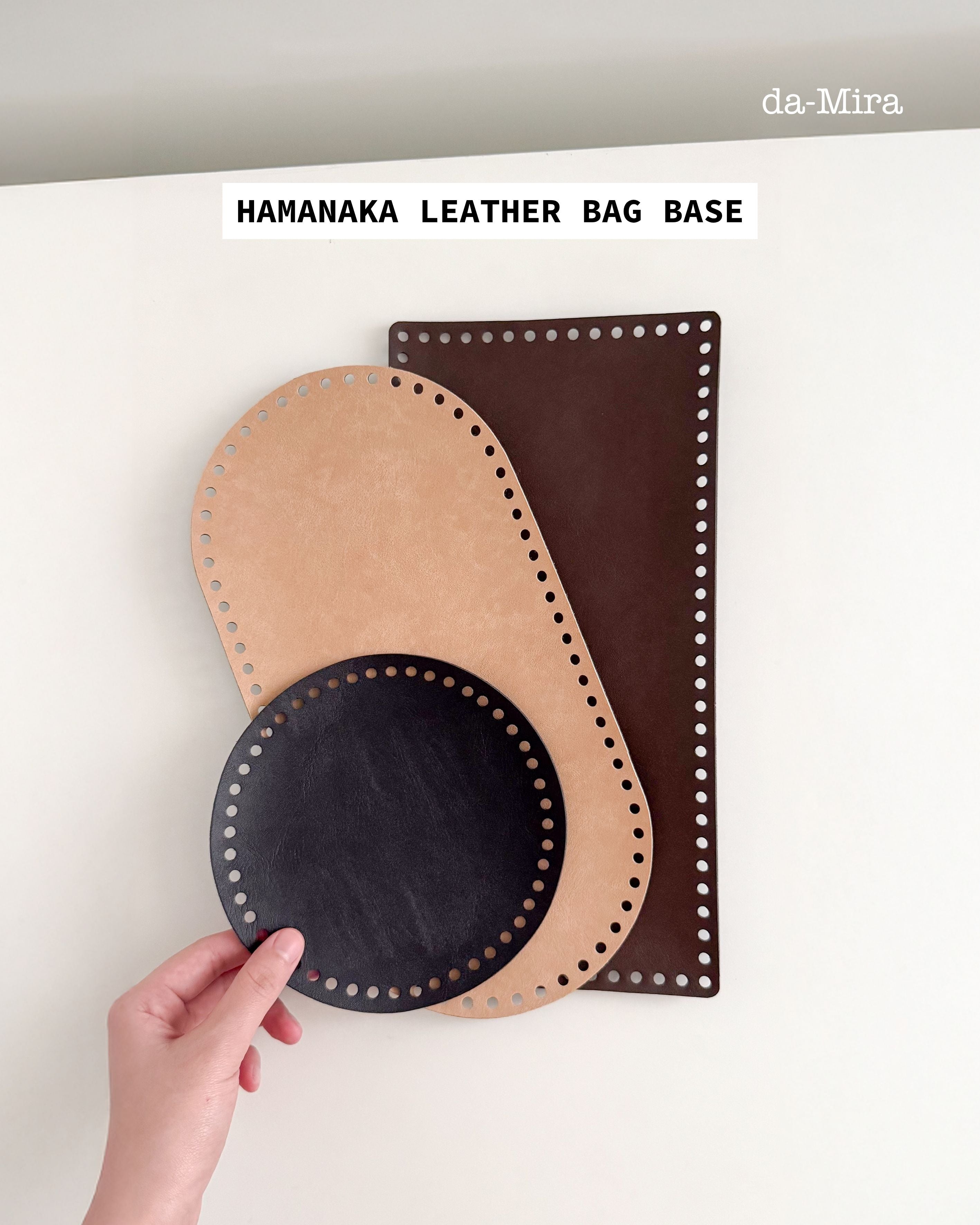 小物入れ ka pillna shops Hamanaka Leather Bag Base – da-Mira