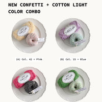 Confetti Bucket Hat Yarn + Pattern Package - PREORDER