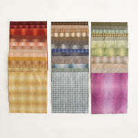 da-Mira Japanese Yarn Dyed Cotton Fabric Bundle for Patchwork (40pcs/pack)