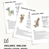 Japanese Spray Paint Animal Amigurumi Kit