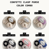 DIY Crochet Kit - Confetti Clasp Purse (PREORDER)