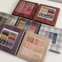 da-Mira Japanese Yarn Dyed Cotton Fabric Bundle for Patchwork (30pcs/pack)