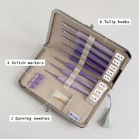 Limited Set: Tulip Etimo Murasaki Purple Crochet Hook (Set)