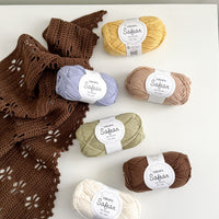 Eyelet Lace Shawl: Yarn & Free Pattern Package