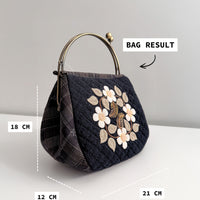 da-Mira Halfmoon Frame Dinner Bag DIY Kit