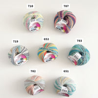 Diana Collection Naif Mela Spray Paint Yarn/Self-Striping Yarn - PREORDER