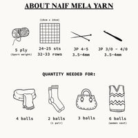Diana Collection Naif Mela Spray Paint Yarn/Self-Striping Yarn - PREORDER