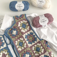 Granny Square Vest: Yarn & Free Pattern Package