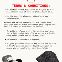 Confetti Bucket Hat Yarn + Pattern Package - PREORDER