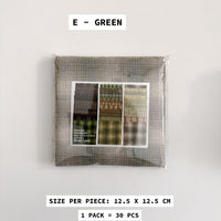 da-Mira Japanese Yarn Dyed Cotton Fabric Bundle for Patchwork (30pcs/pack)