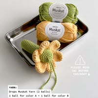 Daisy Lipstick Holder: Yarn & Pattern Package