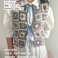 Granny Square Vest: Yarn & Free Pattern Package