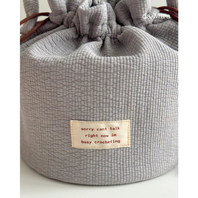 Handmade Crochet/Knitting Project Bag – da-Mira