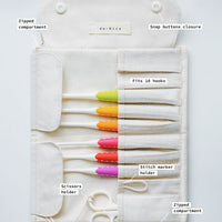 Canvas Crochet Hook Case