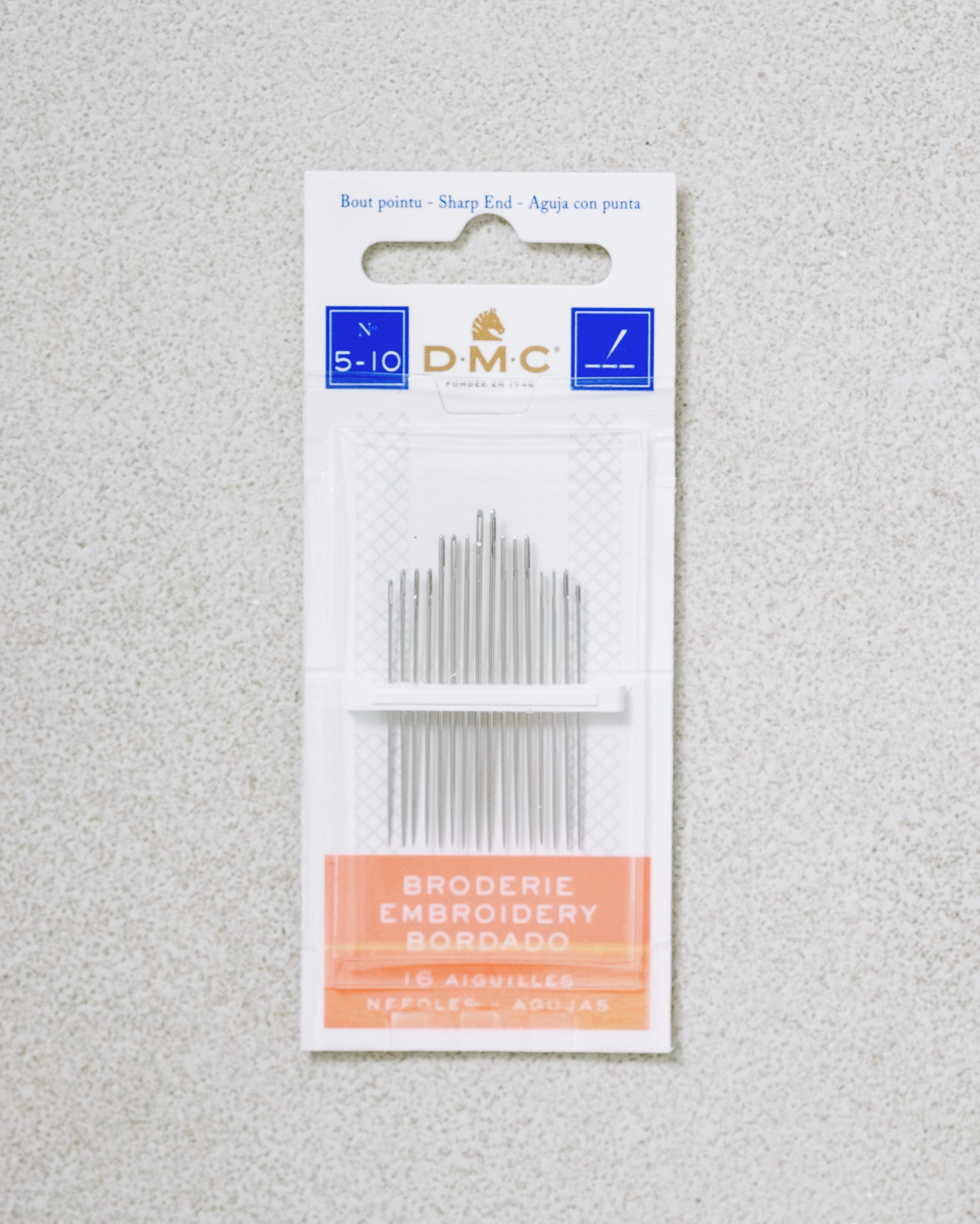 DMC Embroidery Needles Sizes 5-10 – da-Mira