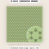 H-8019 OLYMPUS HANA FUKIN HITOMEZASHI SASHIKO CLOTH