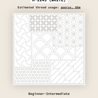 CHIYOGAMI - Olympus Combined Sashiko Patterns Sashiko Cloth