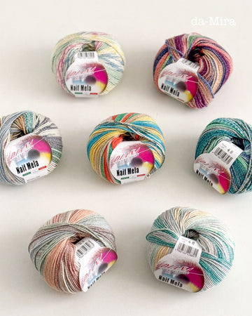 Diana Collection Naif Mela Spray Paint Yarn/Self-Striping Yarn - PREORDER