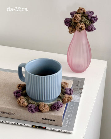 Hamanaka Japanese Flower Bouquet Coaster Crochet Kit
