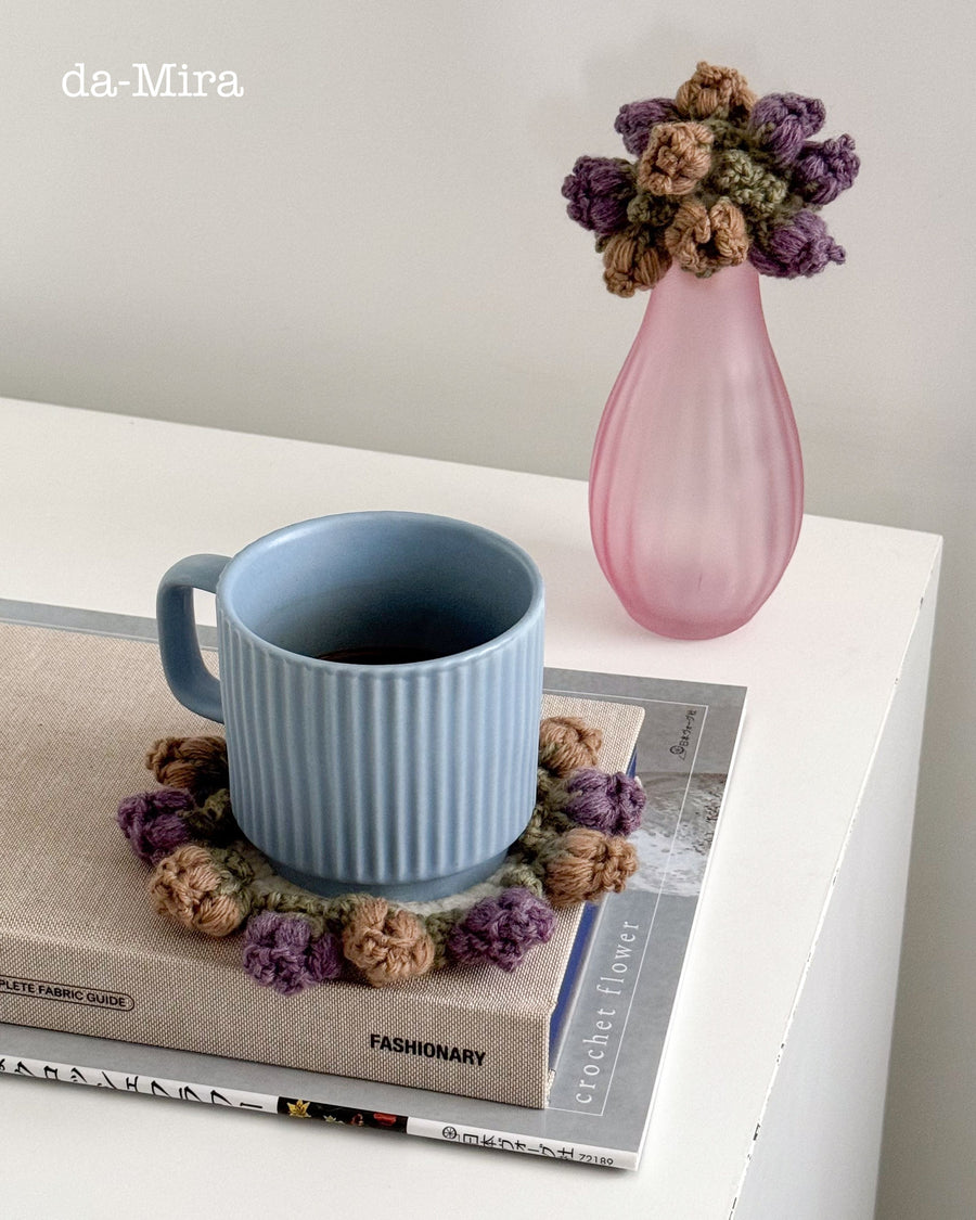 Hamanaka Japanese Flower Bouquet Coaster Crochet Kit