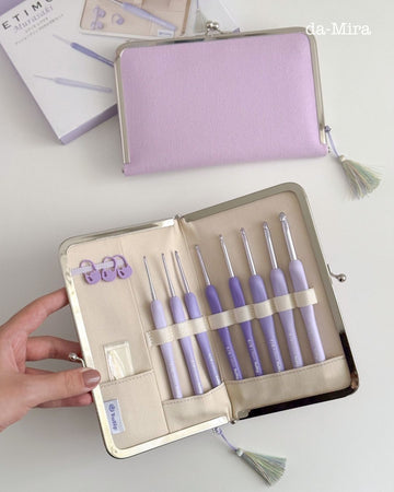 Limited Set: Tulip Etimo Murasaki Purple Crochet Hook (Set)
