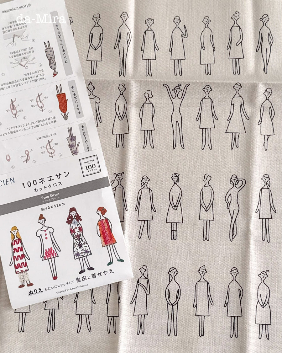 100 Ladies Embroidery Cloth