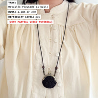 Mini Clasp Purse Necklace Pattern [DIGITAL PATTERN]