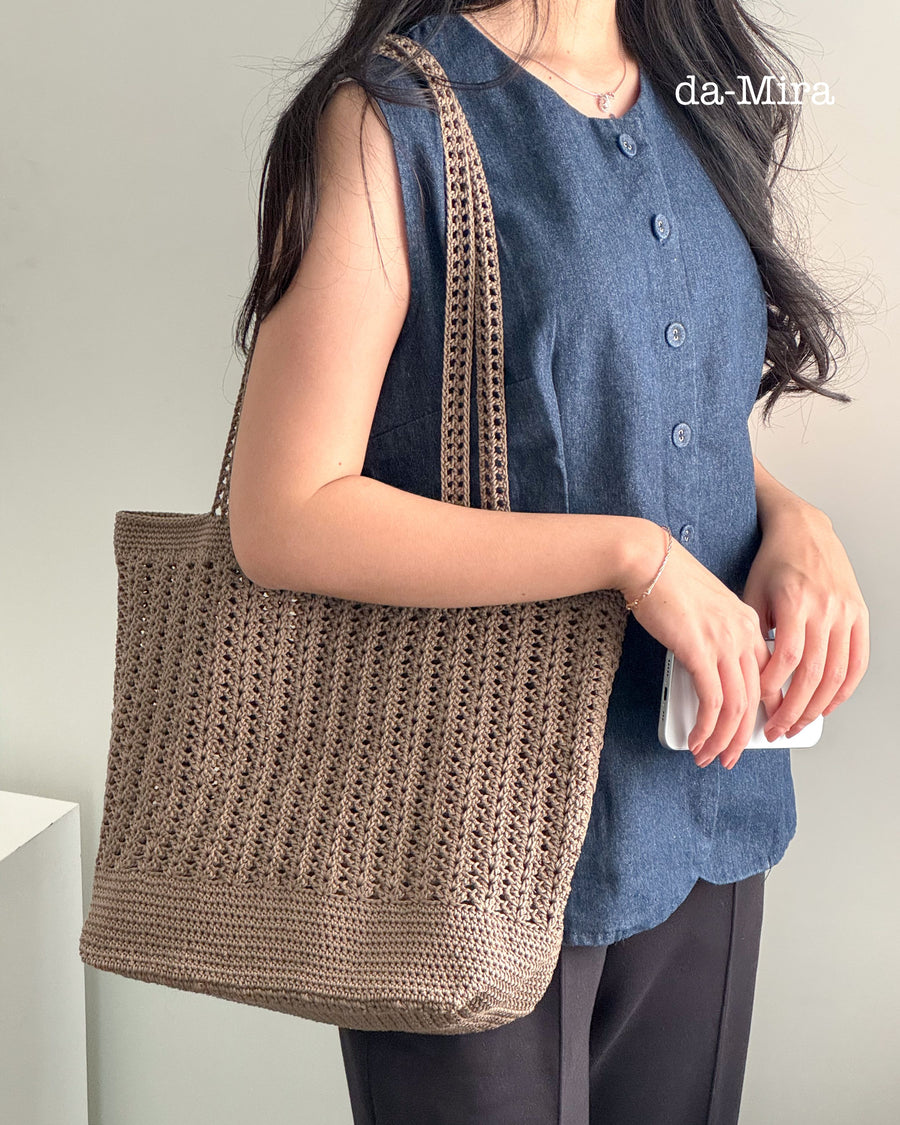 Olio Version: Eyelet Tote Bag [DIGITAL PATTERN]