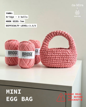 Bridge Yarn + Free WoolClub Egg Bag Pattern Package - PREORDER