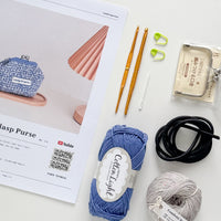DIY Crochet Kit - Confetti Clasp Purse (PREORDER)