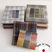 da-Mira Japanese Yarn Dyed Cotton Fabric Bundle for Patchwork (30pcs/pack)