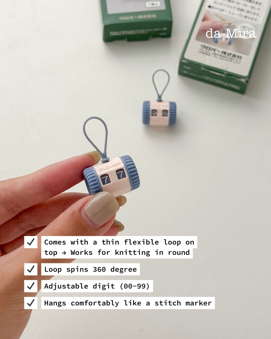 Clover Knitting Row Counter