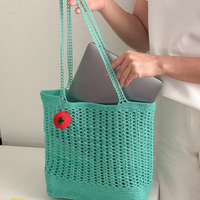 Aqua PlayCode Version: Eyelet Tote Bag [DIGITAL PATTERN]