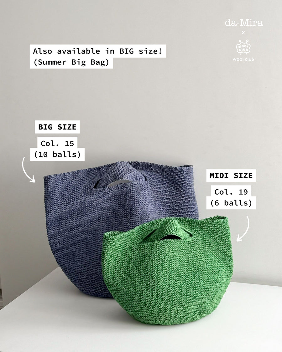 FREE SUMMER MIDI BAG PATTERN + CAFE YARN [BUNDLE]