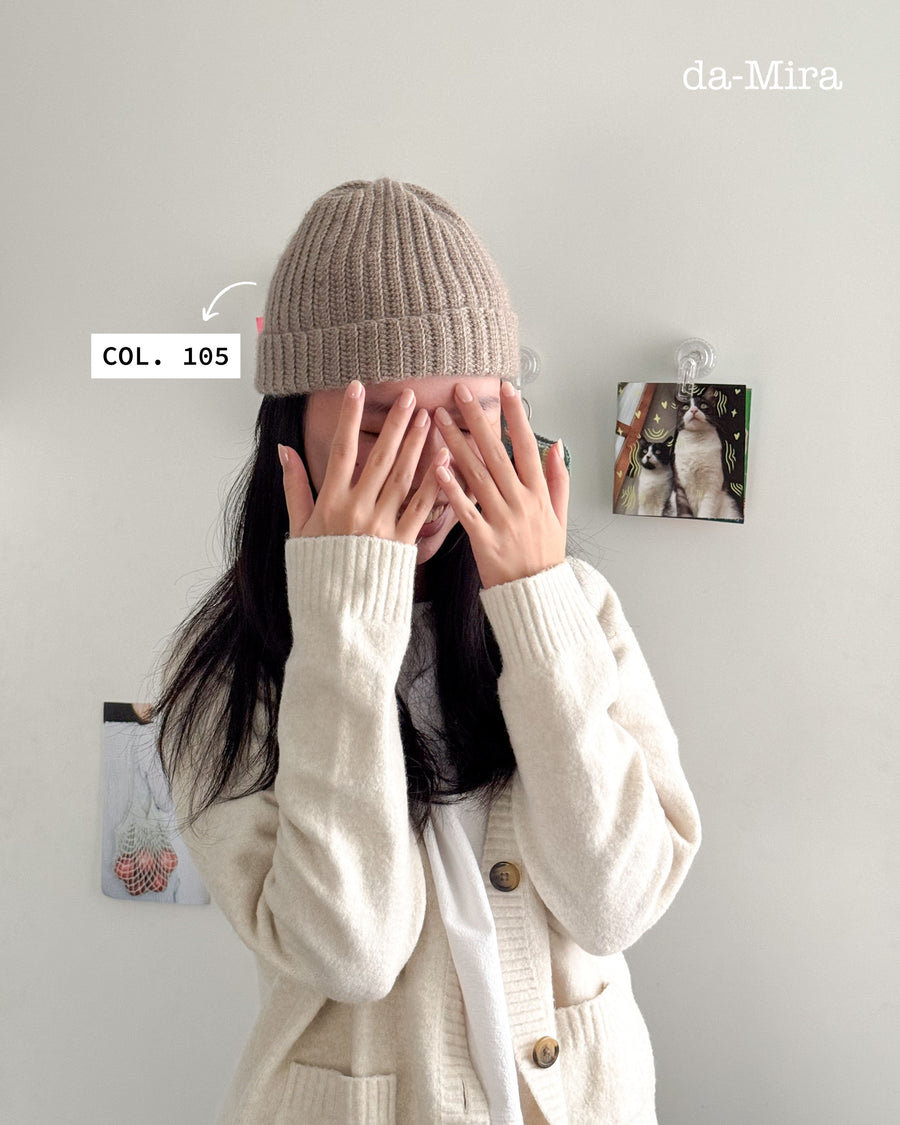 Classic Ribbed Beanie Pattern [DIGITAL PATTERN]