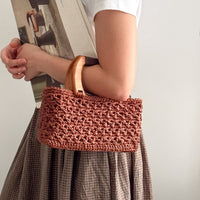 Leather Bucket Bag: Yarn & Pattern Package [PREORDER]