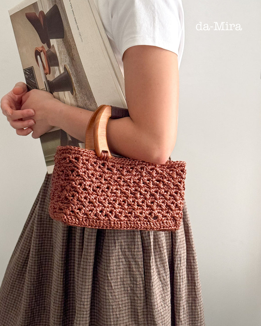 Leather Bucket Bag: Yarn & Pattern Package [PREORDER]