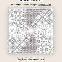 HANA TEMARI - Olympus Combined Sashiko Patterns Sashiko Cloth
