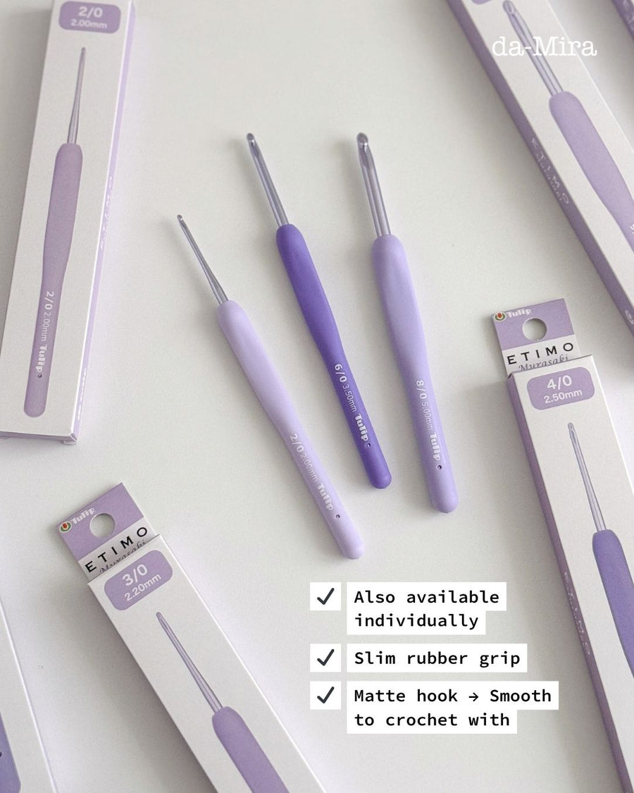 Tulip Etimo Murasaki Purple Crochet Hook (Individual)