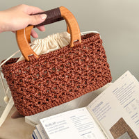 Leather Bucket Bag: Yarn & Pattern Package [PREORDER]