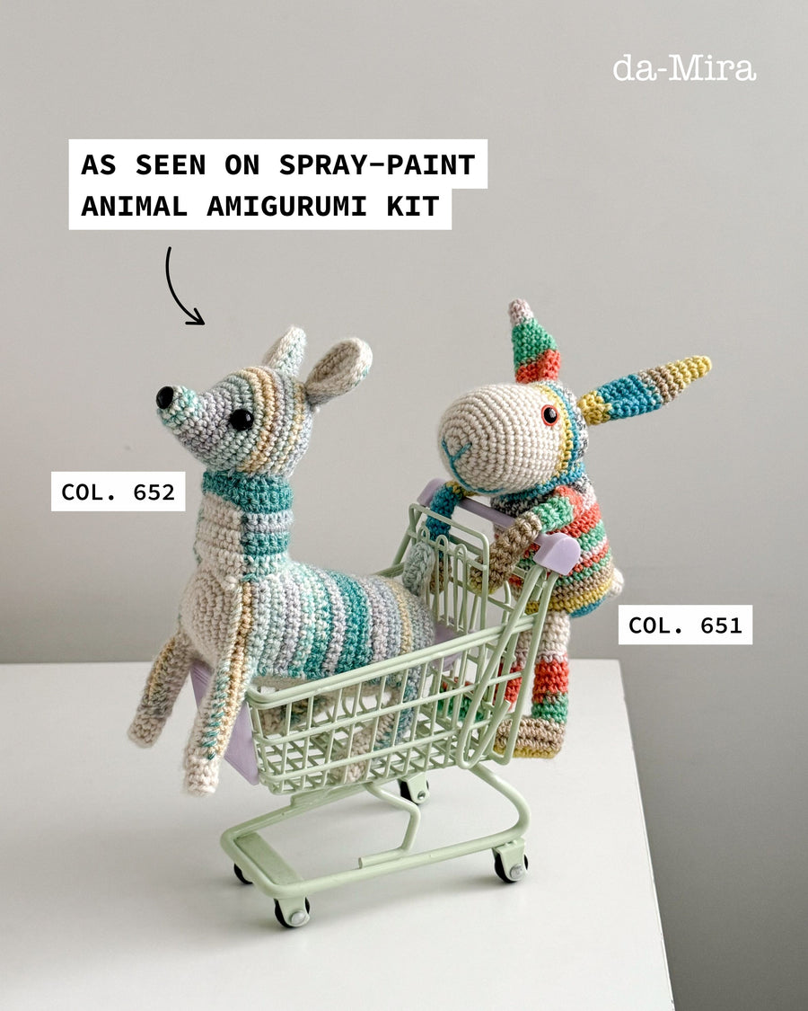 Diana Collection Naif Mela Spray Paint Yarn/Self-Striping Yarn - PREORDER