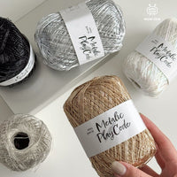 Free Metallic Vertical Net Bag Pattern + Metallic PlayCode Yarn [Bundle]