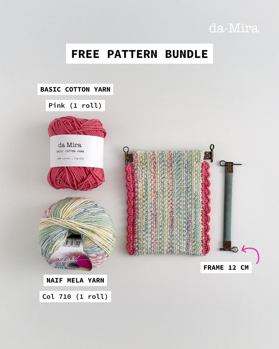 Tweed Flexie Pouch: Yarn & Pattern Package