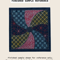 HANA TEMARI - Olympus Combined Sashiko Patterns Sashiko Cloth