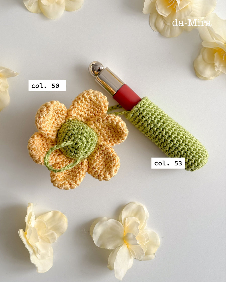Daisy Lipstick Holder: Yarn & Pattern Package