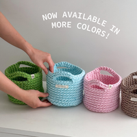 DIY Crochet Basket Kit