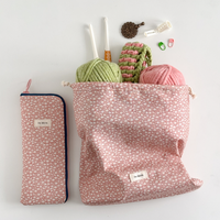 Handmade Drawstrings Project Bag