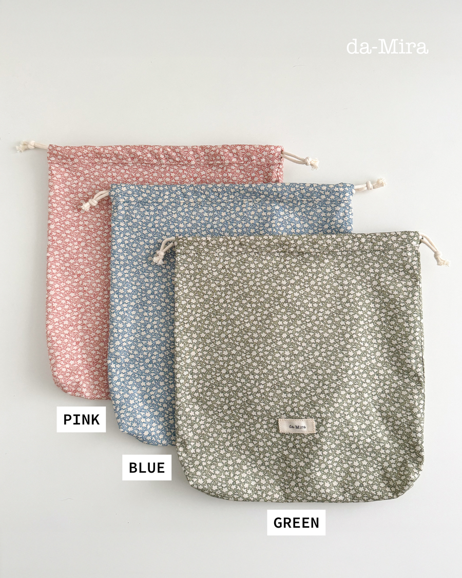 Handmade Drawstrings Project Bag