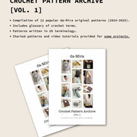 da-Mira Crochet Pattern Archive Book - Vol. 1 [PHYSICAL COPY]